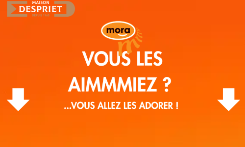 Nouveaux prix de vente Mora